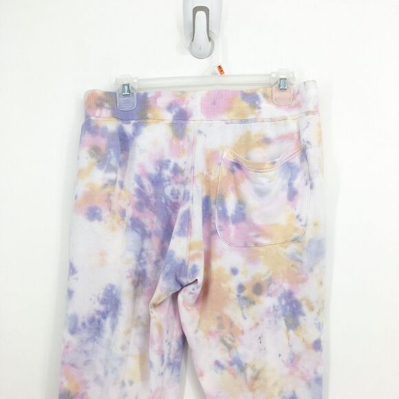 YFB Young Fabulous Broke Women M Juliette Tie Dye Joggers Drawstring Pastel NEW - Picture 4 of 7